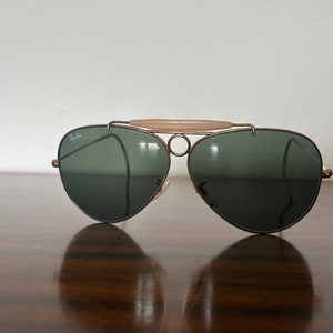 ヴィンテージ RAY-BAN B&L アビエーター サングラス、アメリカ製、クラシック メンズ メガネ、70 年代 80 年代 レイバン