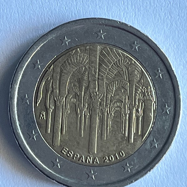 2 Euro Coin SPAIN 2010 Commemorative - Mezquita de Córdoba / Collectible European Coin / Spain Coin