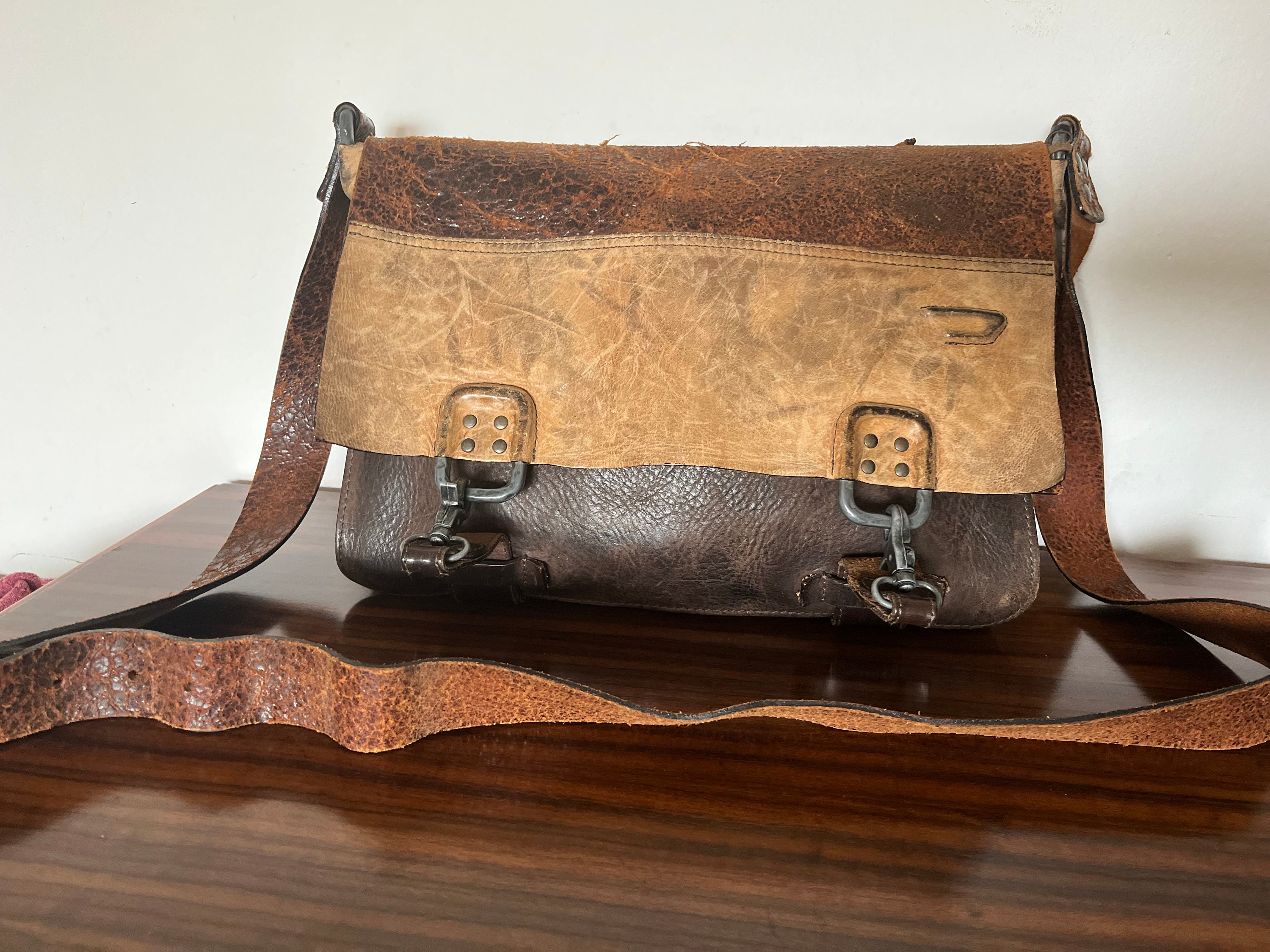 00s archive diesel oiled shoulderbag′y2k - ショルダーバッグ