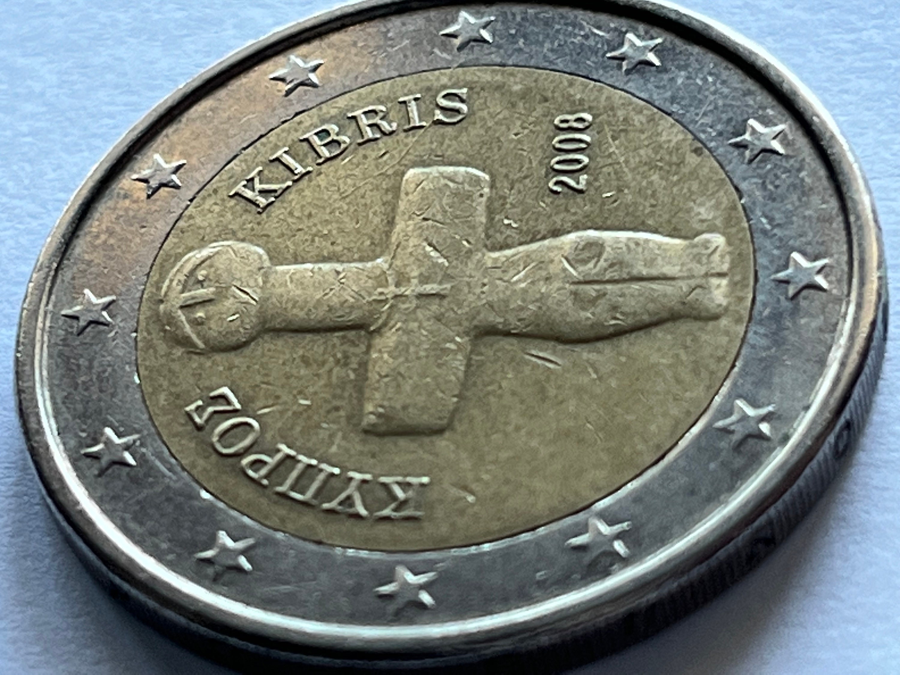 2 Euro Münze Kyiipoe Kibris 2008 Wert