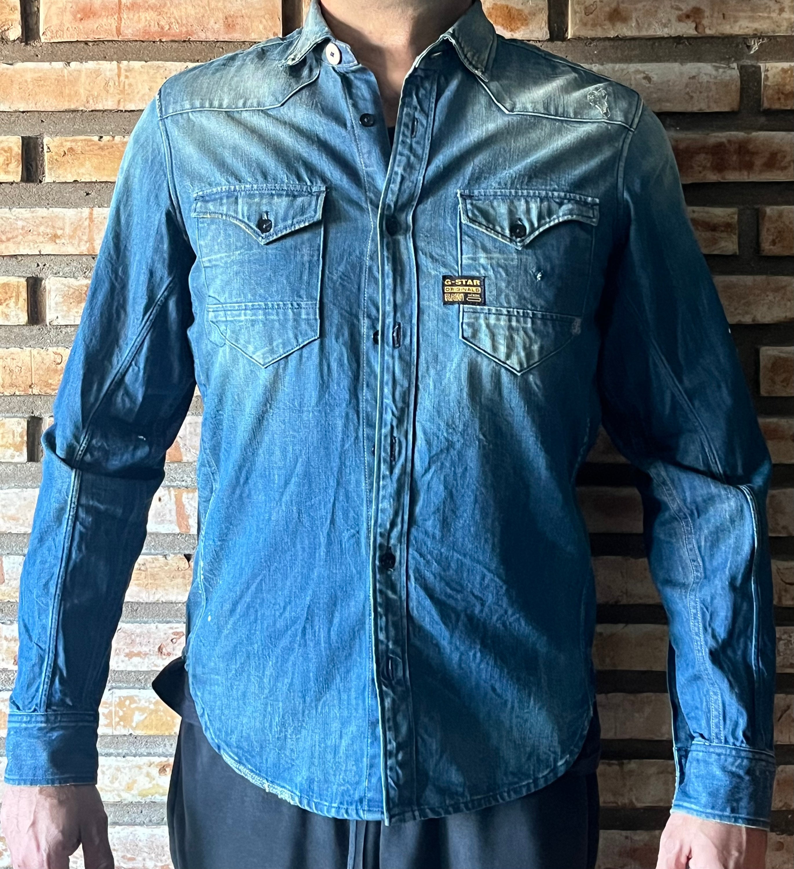 Amazon Camisa Vaquera Hombre G Star Camisa Guia De Tallas G Star