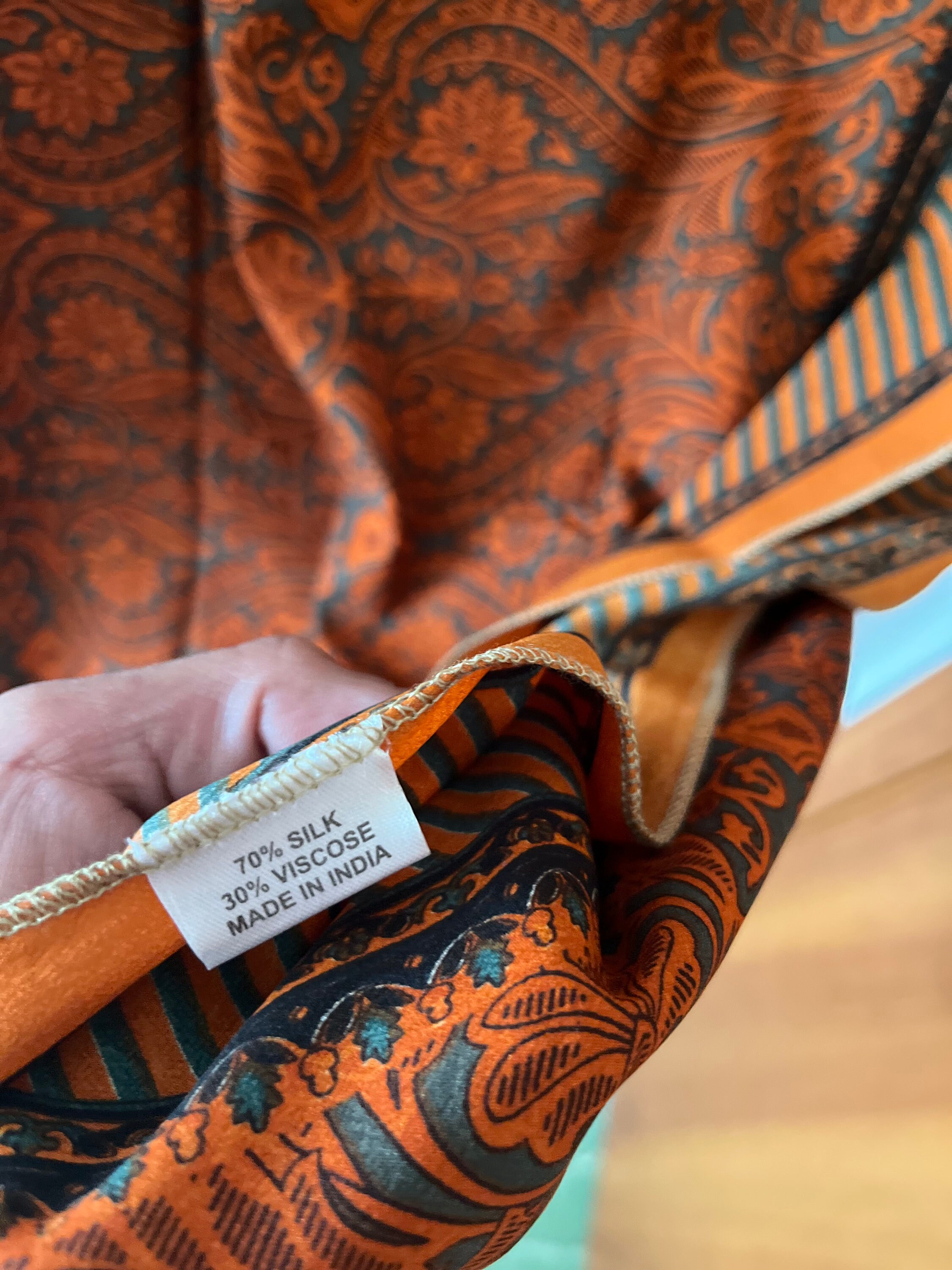 Châle / Écharpe En Viscose - Fabriqué En Inde - Neuf Sans Étiquette