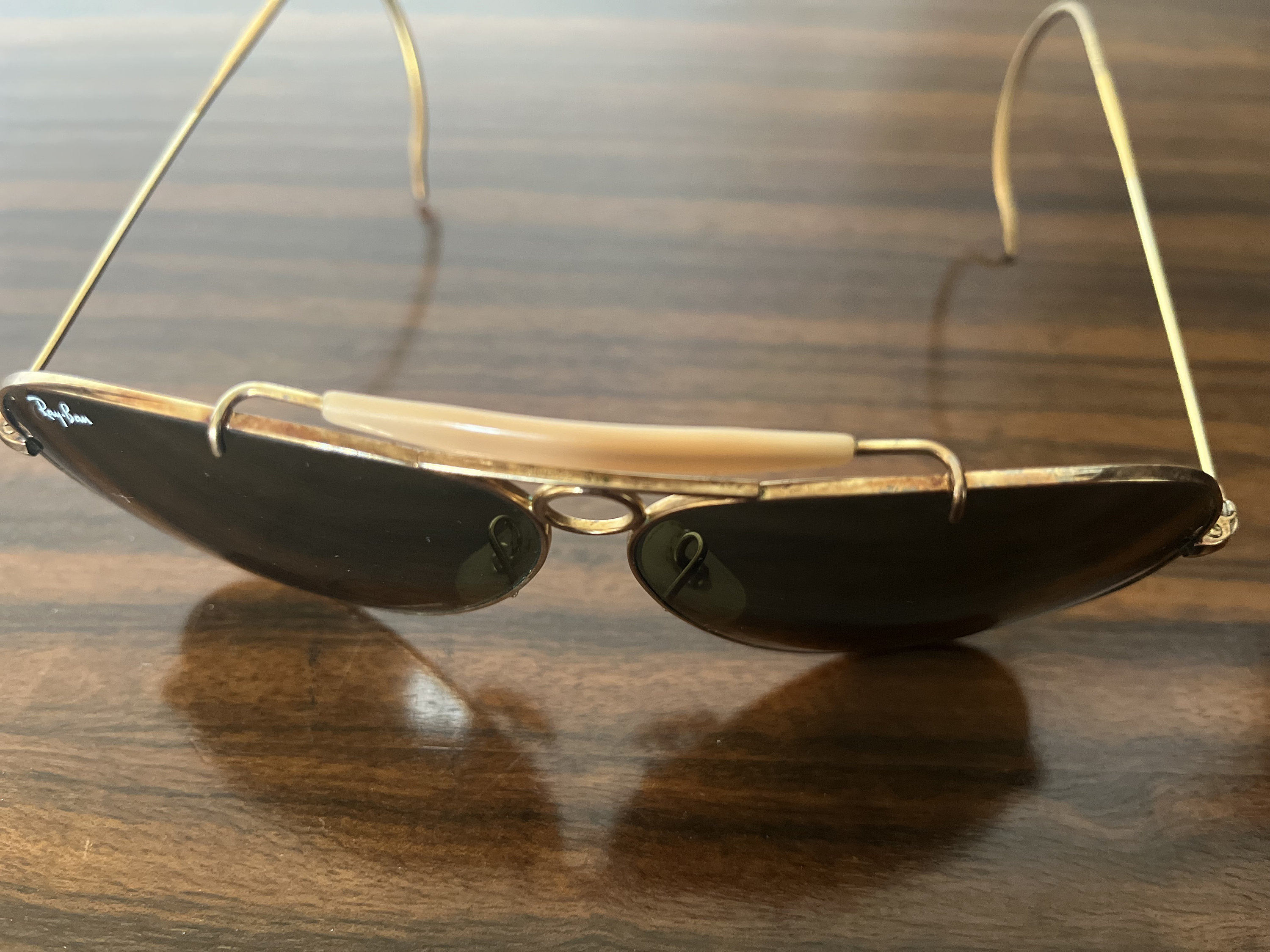 1980s B&L RAY-BAN AVIATOR SUNGLASS レイバン Vintage 1980 Ray Ban B&l Leather Aviator With Original Case