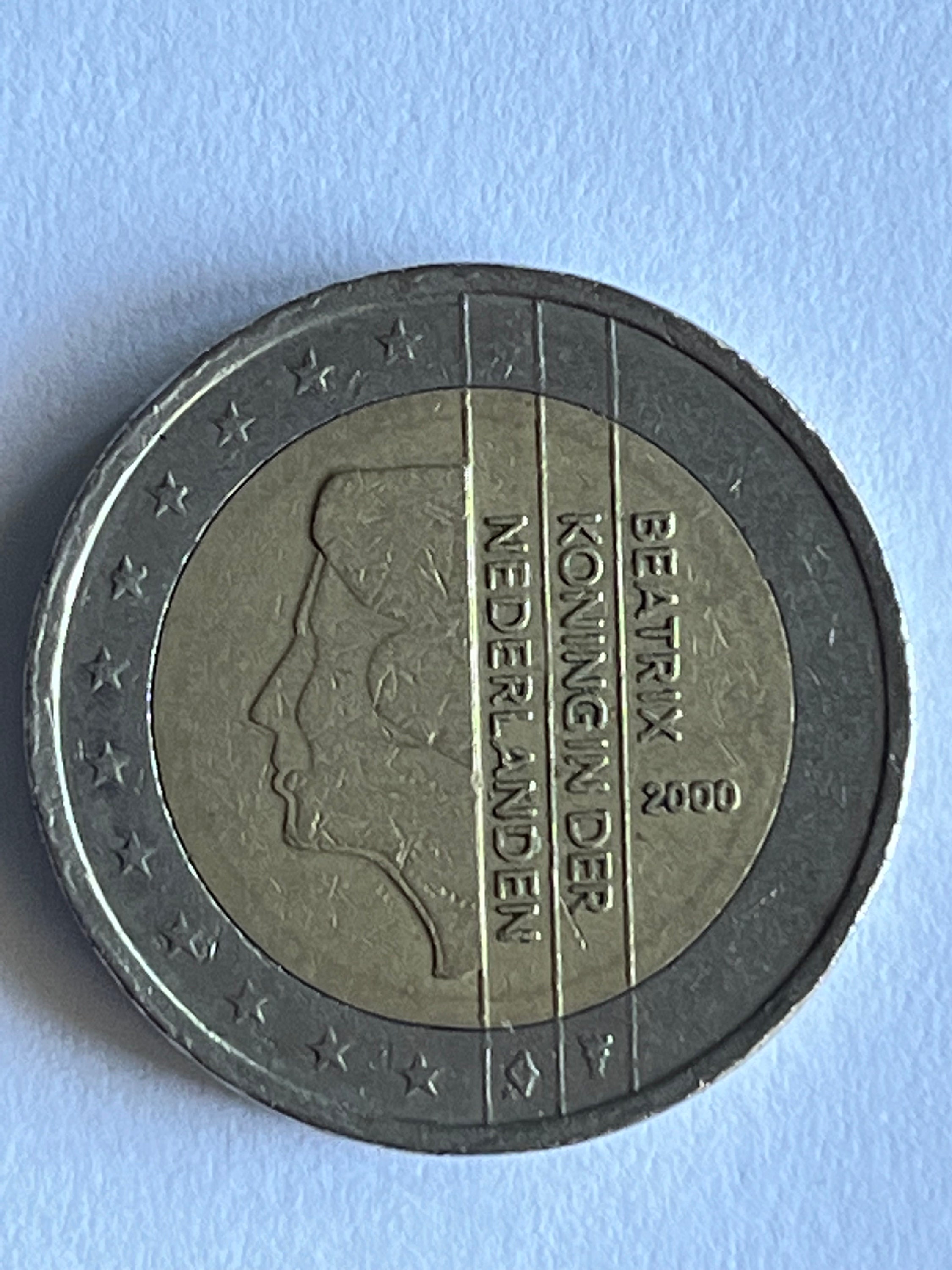 2 Euro Beatrix Königin Der Niederlande 2000 Wert 2 Euro Coin HOLLAND 2000 Beatrix Koningin Der Nederlanden / Collectible