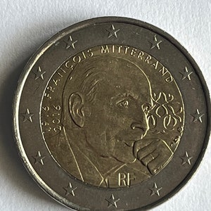 2 Euro Coin FRANCE 2016-Francois Mitterrand- / Collectible European Coin / FRANCE Coin