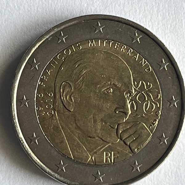 2 Euro Münze FRANKREICH 2016 - Francois Mitterrand- / Europäische Sammlermünze / FRANKREICH Münze