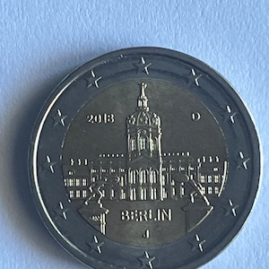 2 Euro Münze DEUTSCHLAND 2018 - BERLIN- / Europäische Sammlermünze / DEUTSCHLAND Münze