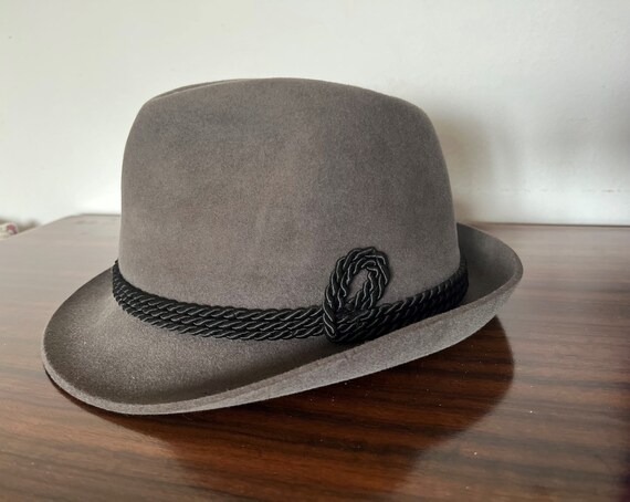 Vintage Sämisch Gray Felt Hat, Gray Hat , Hat 50s 60s - Etsy  display picture 1