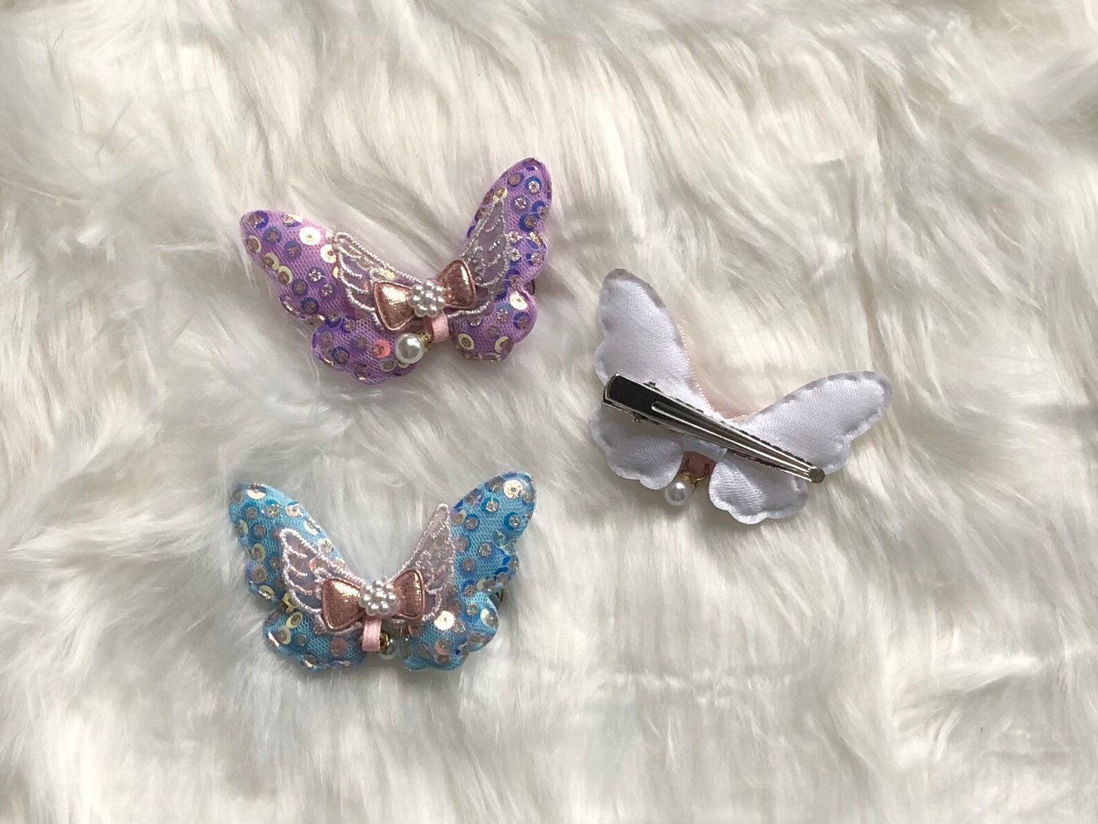 3pc Set 3 Clips metálicos para el cabello / Accesorios Etsy