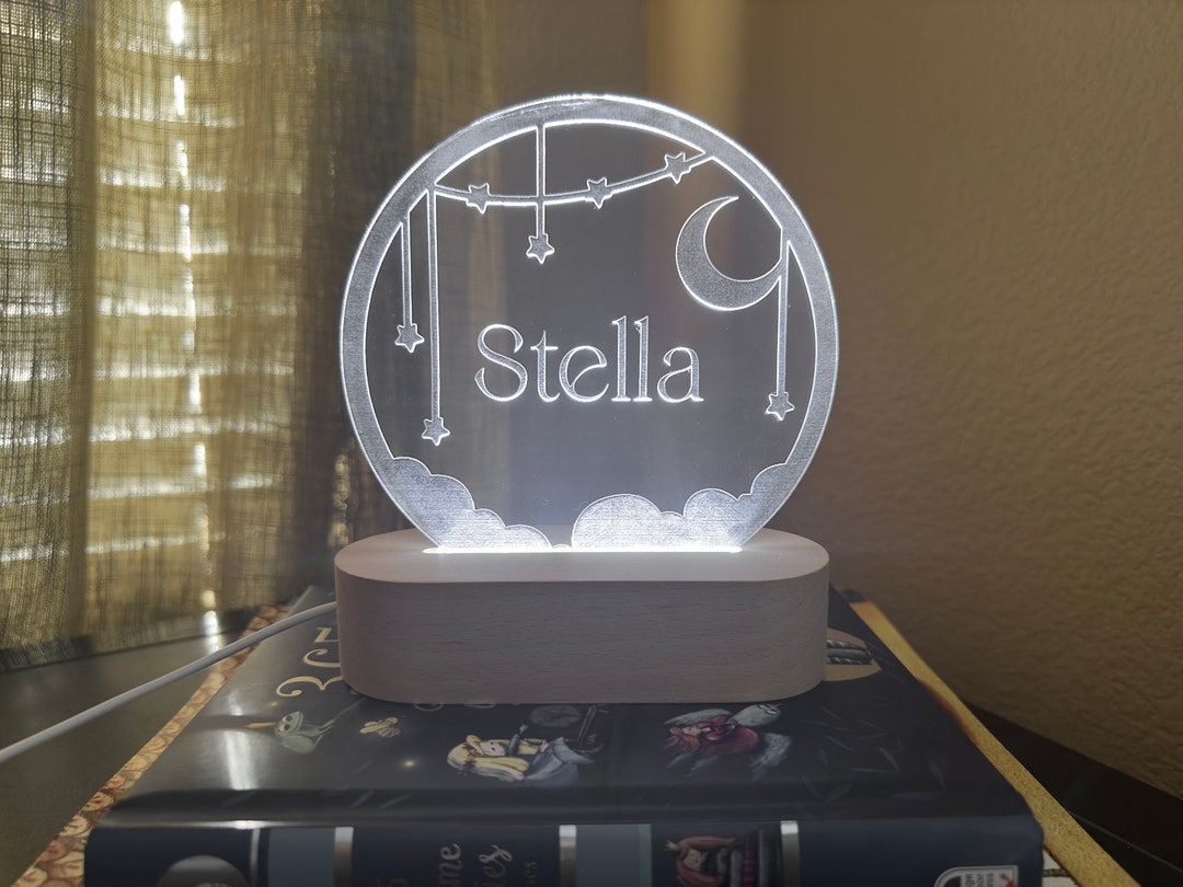Custom Name Nursery Decor With Cloud/Rainbow Designs