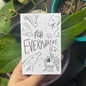 Comic Zine Fish Everywhere