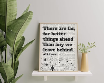 C.S. Lewis - Coisas Muito, Muito Melhores Estão Por Vir - obra de arte