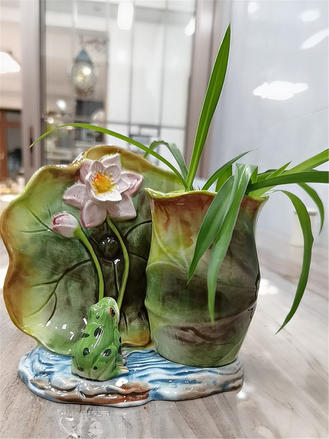 Ceramic pen holder/retro desk pencil and pen holder ceramic Etsy