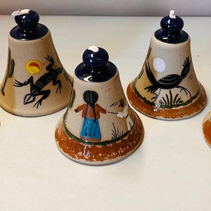 Tonala Bell Mexican Pottery Sandstone finish
