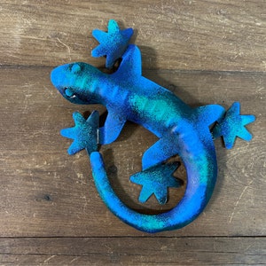 Metal Lizard Mexican Wall Decor
