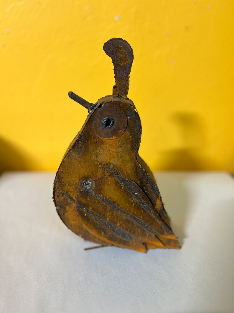 Rustic Outdoor Metal Quail Desert Animals Garden Decor Home Etsy