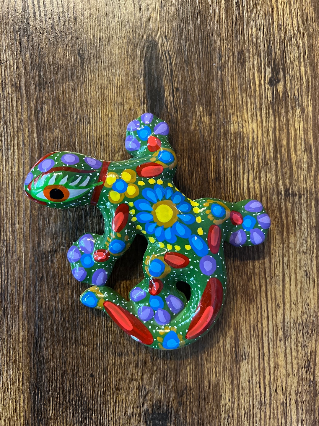 Hand Painted Lizard Lizard Decor Southwest Pottery Ceramic Etsy