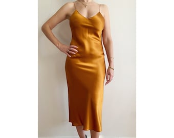 Crosby bias dress Sewing PDF Pattern, Midi Slip Dress, US Sizes 00-18, Instant Download