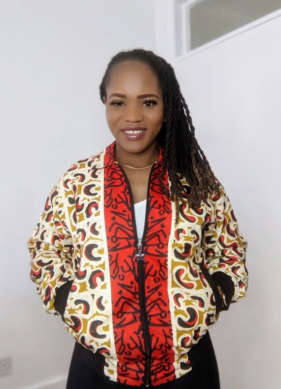African Print Clothes - Bomber Jackets