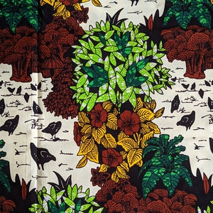 African Print fabrics, 100% cotton African print, Craft Making, Ankara Fabric, Quilting, Patchwork, Dressmaking