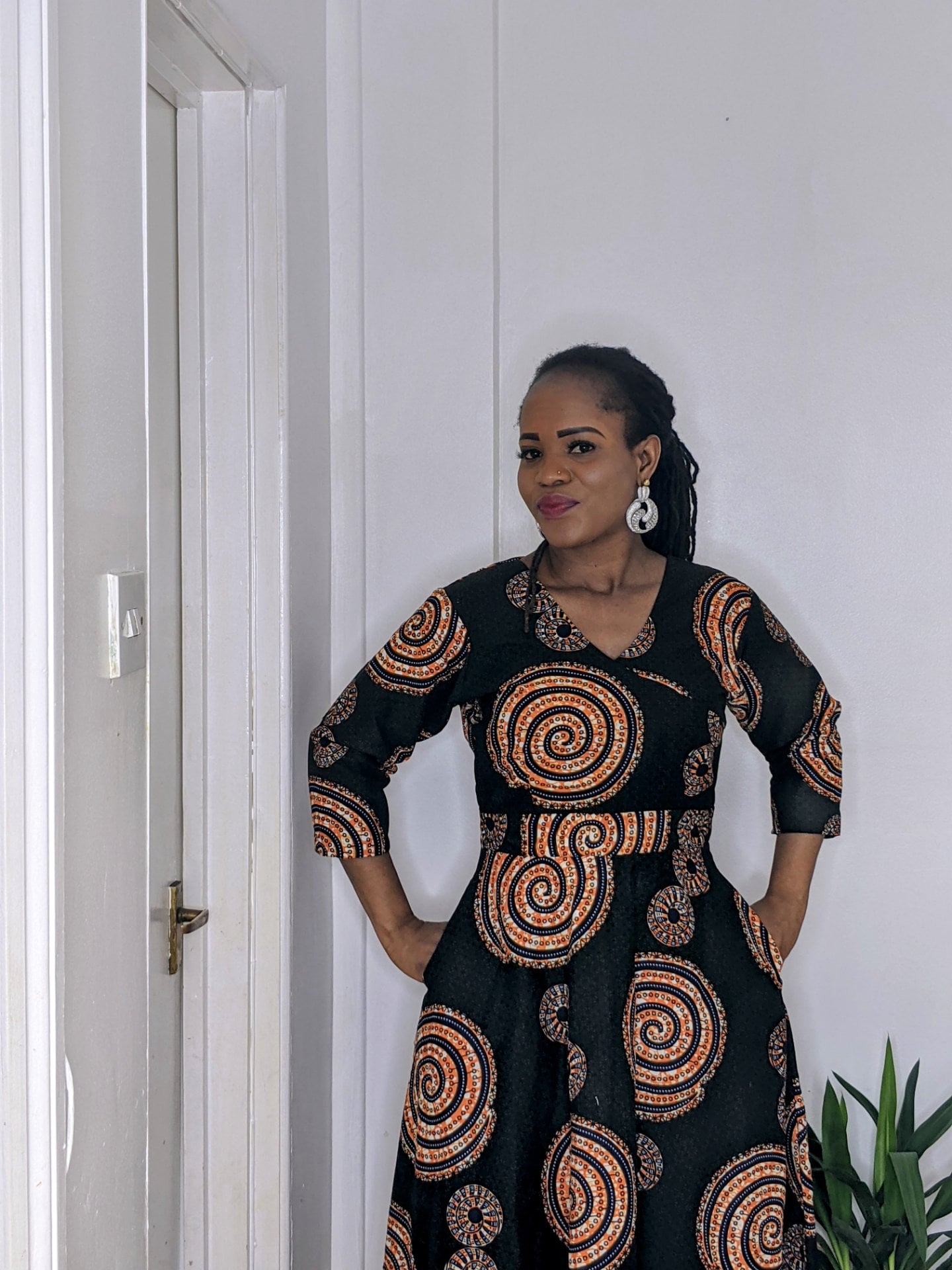 african skater dress Ankara, African Skater Dress