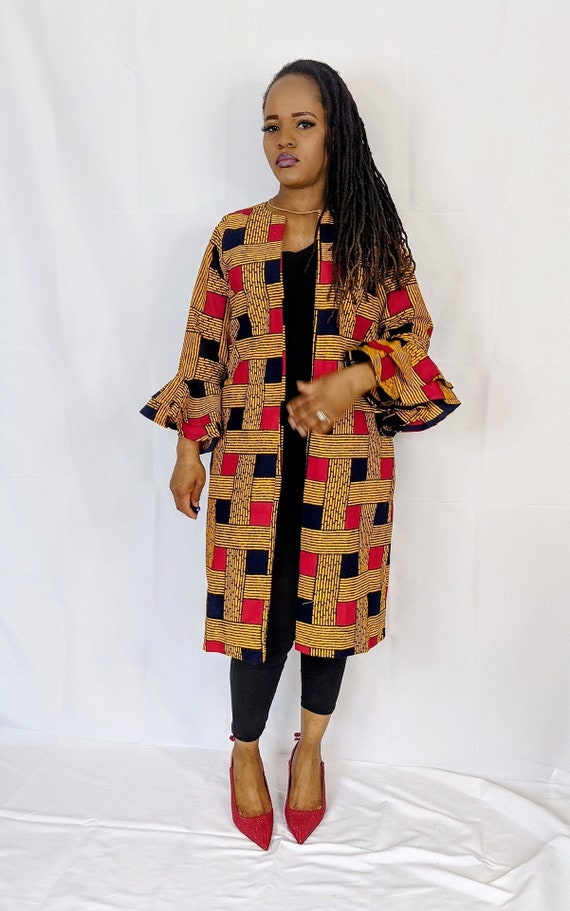 Ife African Print Kimono African Print Jacket Jacket for - Etsy