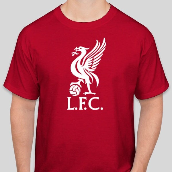 Liverpool Football Club Logo T Shirt Tee Soccer English Premier League