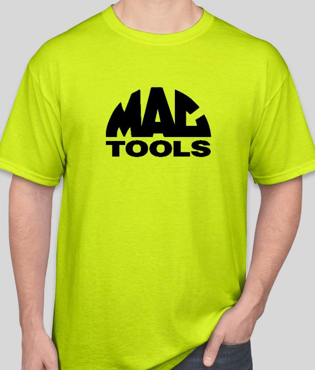 Mac Tools Logo Graphic Design T Shirt Tee Automotive Tools Men's