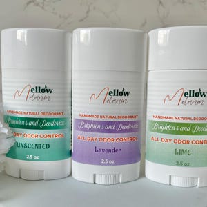 Baking Soda Free Natural Deodorant with No Coconut Oil