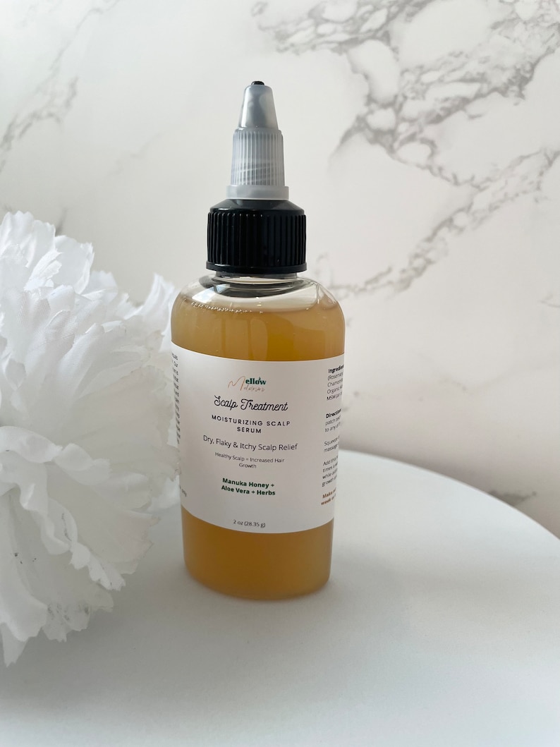 Herb Infused Aloe Manuka Honey Scalp Serum with MSM, Scalp Care Hair Growth Serum image 5