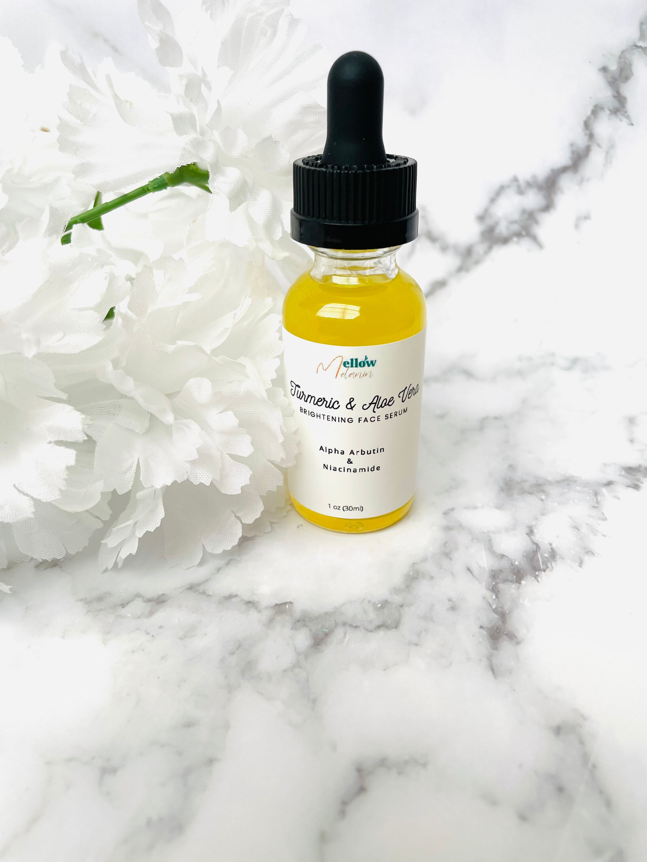 Turmeric Infused & Aloe Vera Face Serum with Alpha Arbutin and Niacinamide