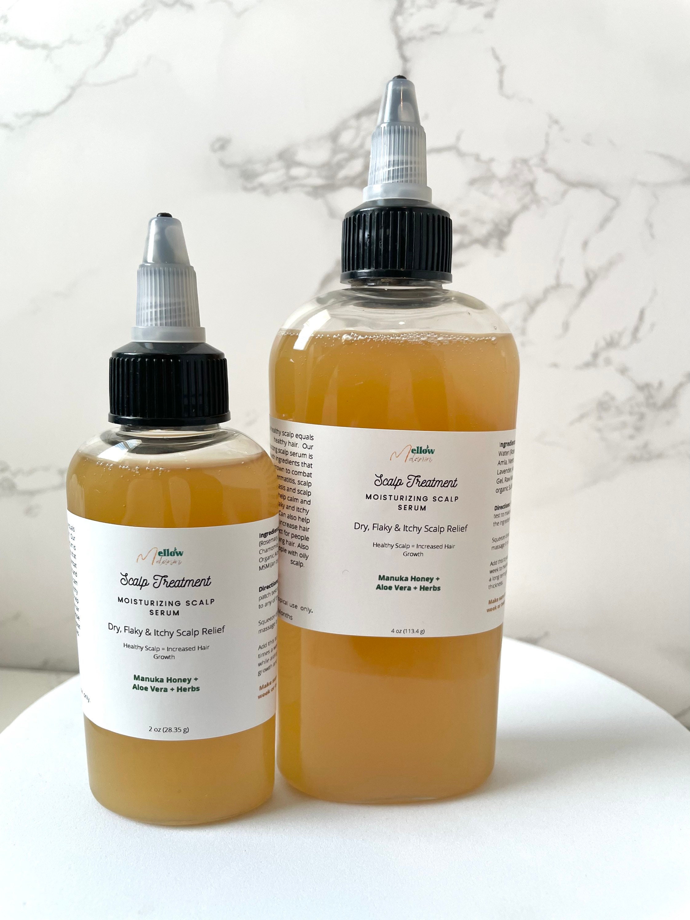 Eczema Honey Soothing Scalp Oil - Natural Hair Oil & Moisturizer Helps Dandruff- Itchy & Dry Scalp Treatment - Daily Hair Care for All Hair & Skin Ty