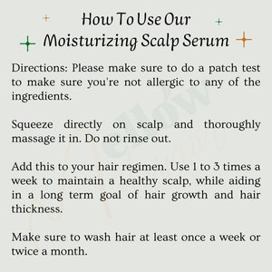 Herb Infused Aloe Manuka Honey Scalp Serum with MSM, Scalp Care Hair Growth Serum image 3