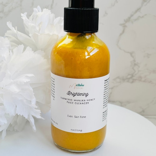 Turmeric and Manuka Honey Face Cleanser for Sensitive Skin Etsy