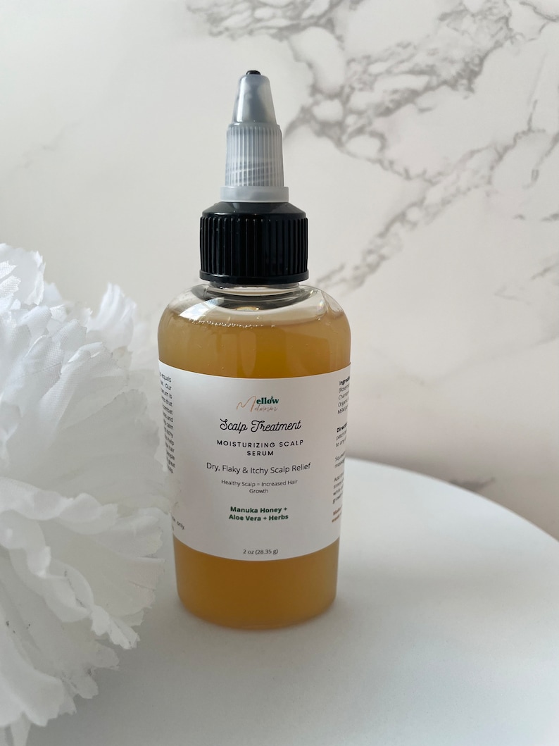 Herb Infused Aloe Manuka Honey Scalp Serum with MSM, Scalp Care Hair Growth Serum image 7