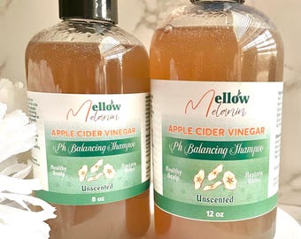 Apple Cider Vinegar Ayurvedic Herb Sulfate Free Liquid Shampoo