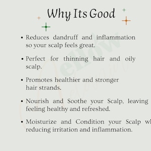 Herb Infused Aloe Manuka Honey Scalp Serum with MSM, Scalp Care Hair Growth Serum image 2