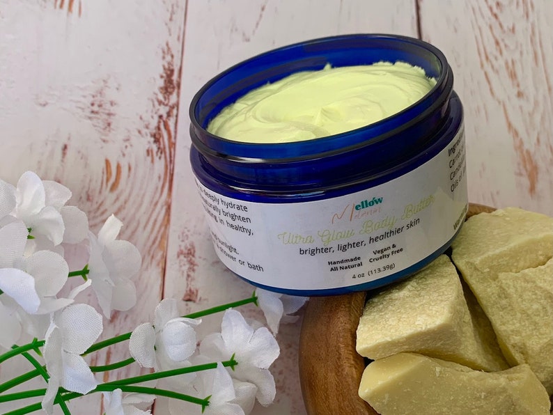 Natural Turmeric Body Butter, Non Greasy Body Butter image 5