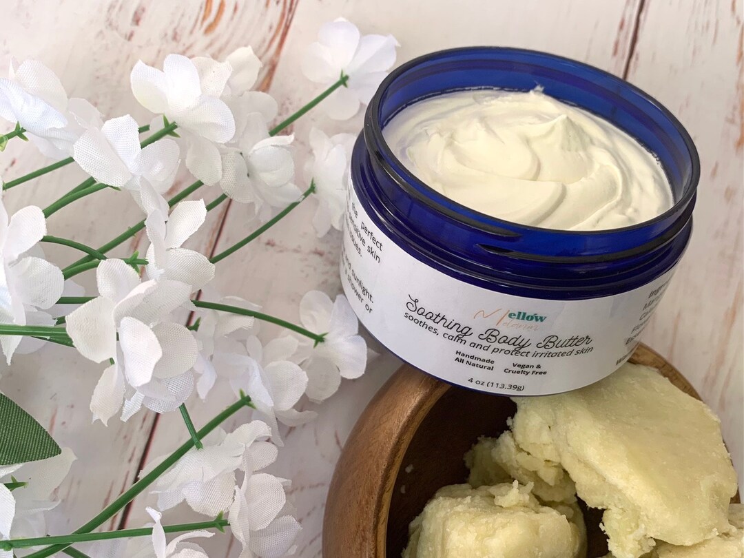 Oatmeal Body Butter Natural and Organic Non Greasy Etsy