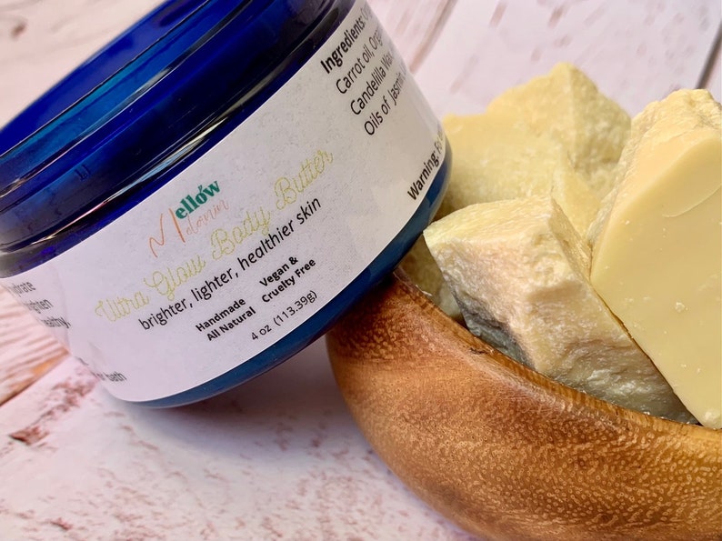 Natural Turmeric Body Butter, Non Greasy Body Butter image 4