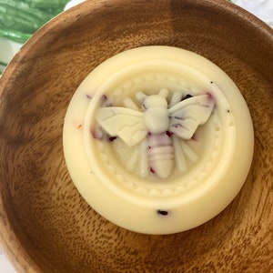 Rose Infused Solid Butter Bar, Lotion Bar