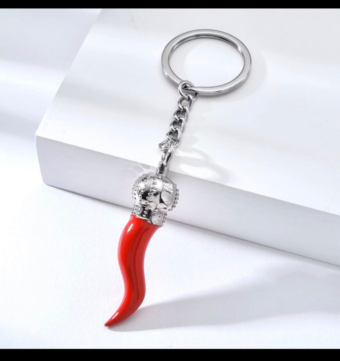 Italian Horn Keychain Etsy