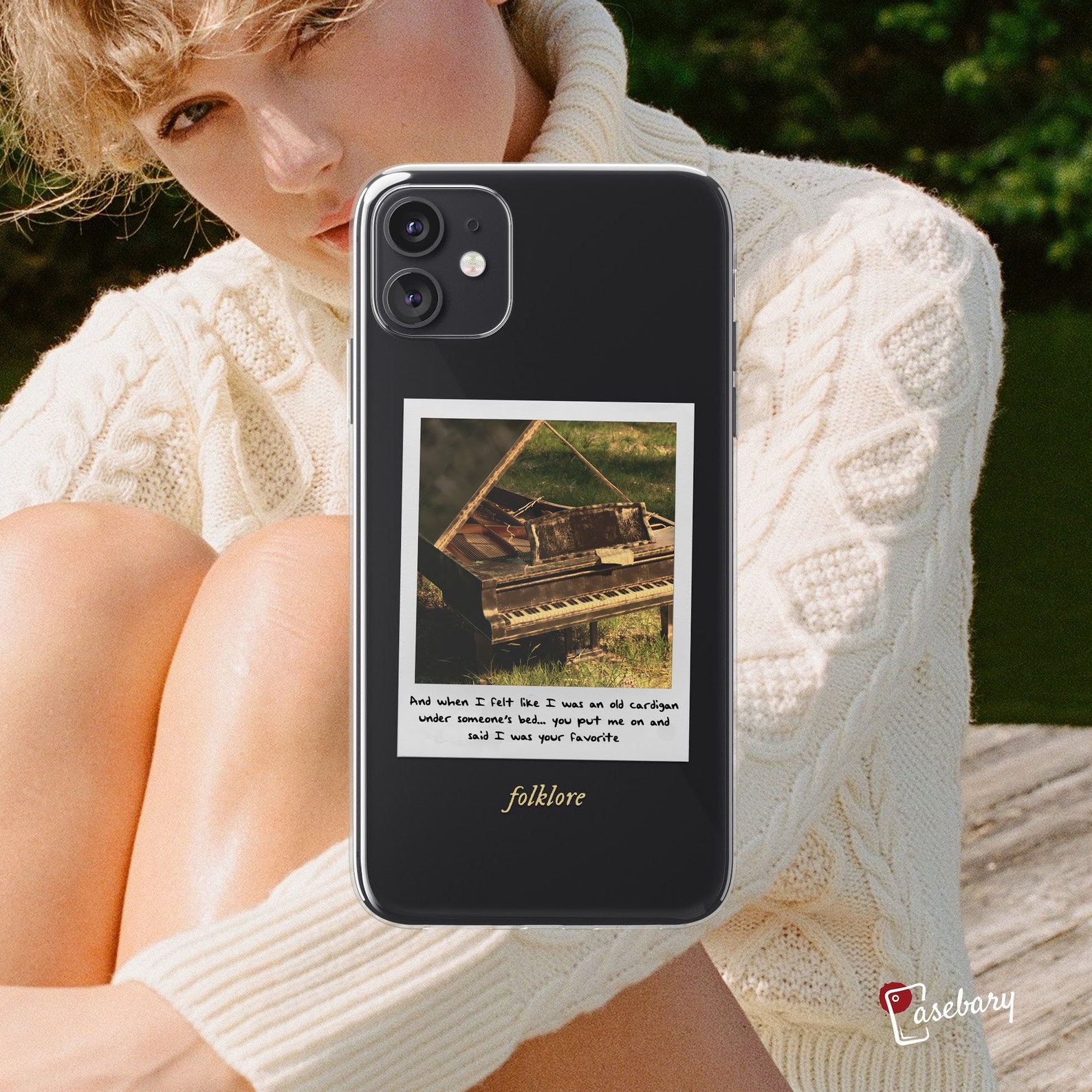 Folklore Taylor Swift Phone Case Clear Phone Case Apple | Etsy