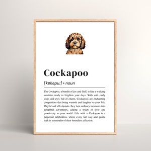 Cockapoo Print - Adorable Canine Art for Dog Lovers and Pet Parents