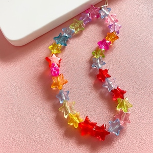 Phone Strap Beads | Phone Charms |90s Style Beaded Phone Charm | Beaded Phone Strap