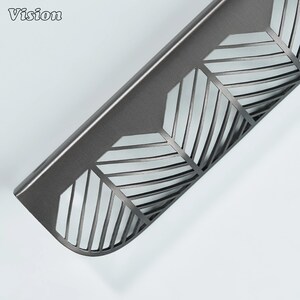 Cabinet handle in Gunmetal finish with plain profile for furniture units