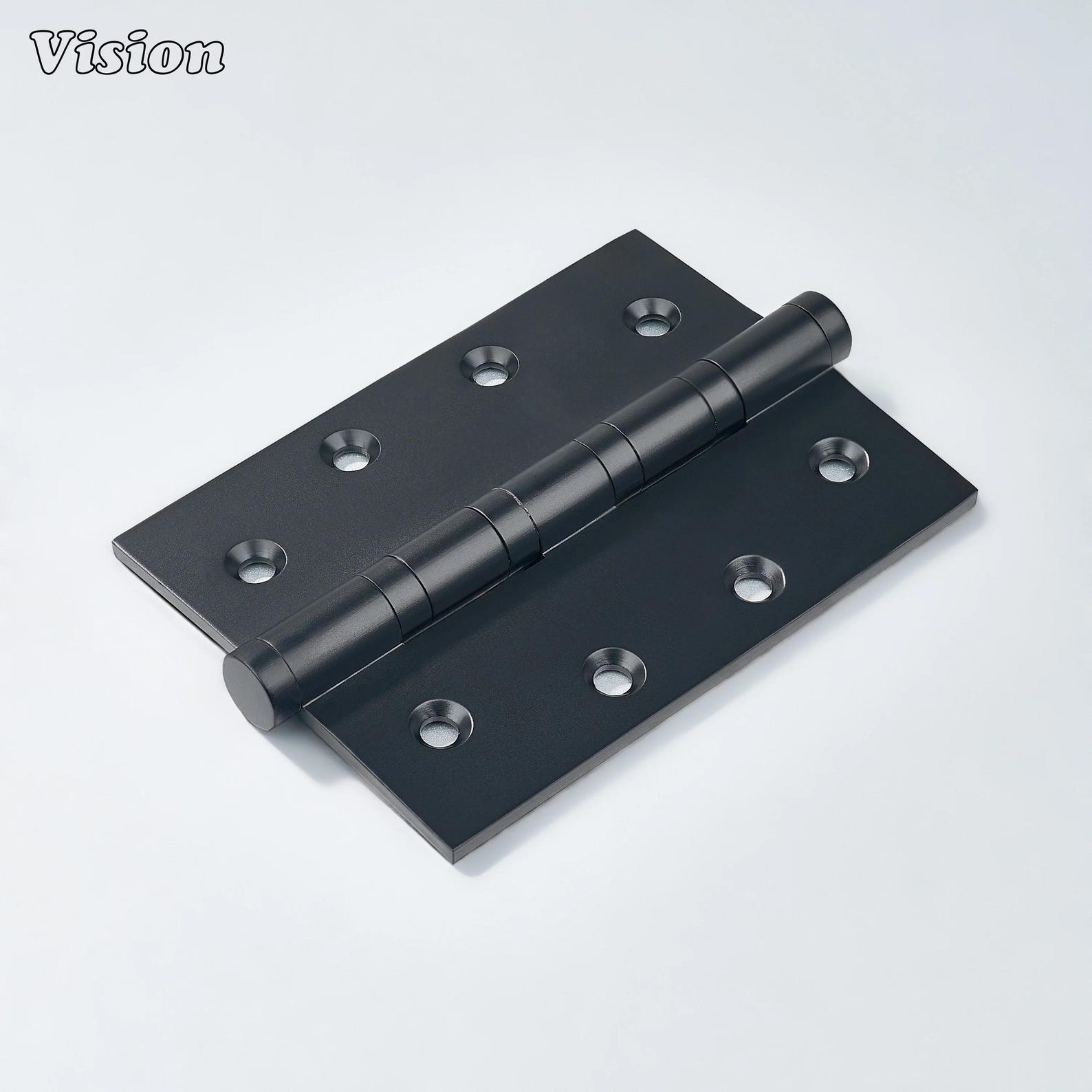 Eterna Bearing Brass Rectangle Door Hinges – Black, Solid Brass, Heavy ...