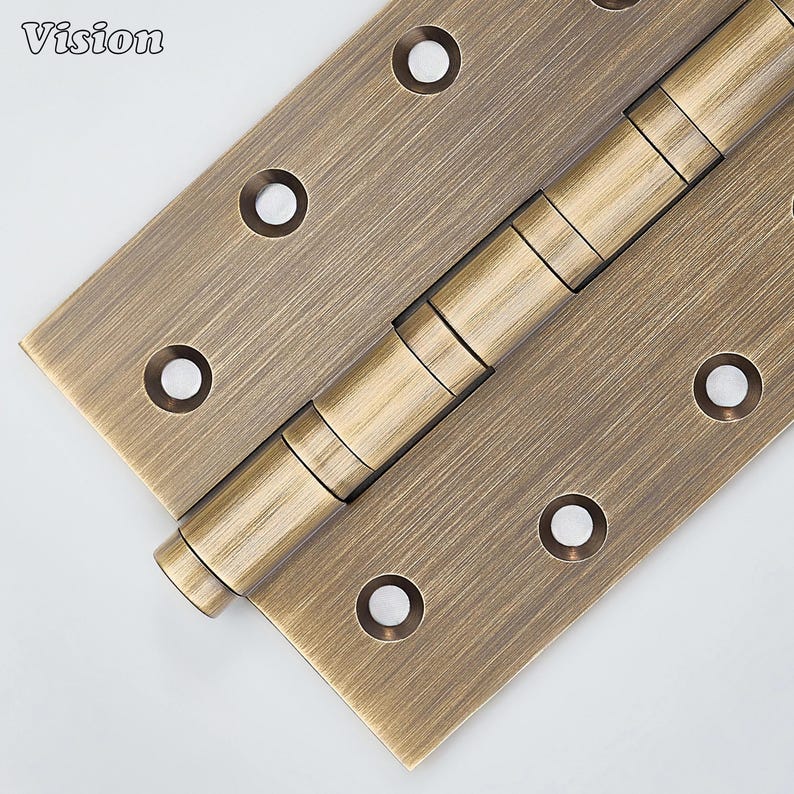Antique Bronze solid brass door hinge with smooth bearing movement for wooden doors