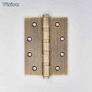 Antique Bronze rectangular brass door hinge with bearing system for heavy interior doors