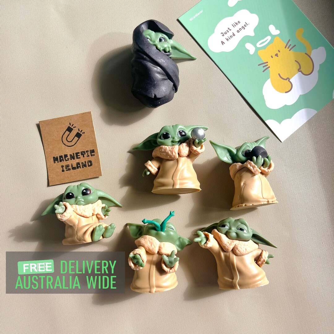 Star Wars Baby Yoda Fridge Kitchen Home Decor Etsy